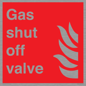 Gas shut off valve